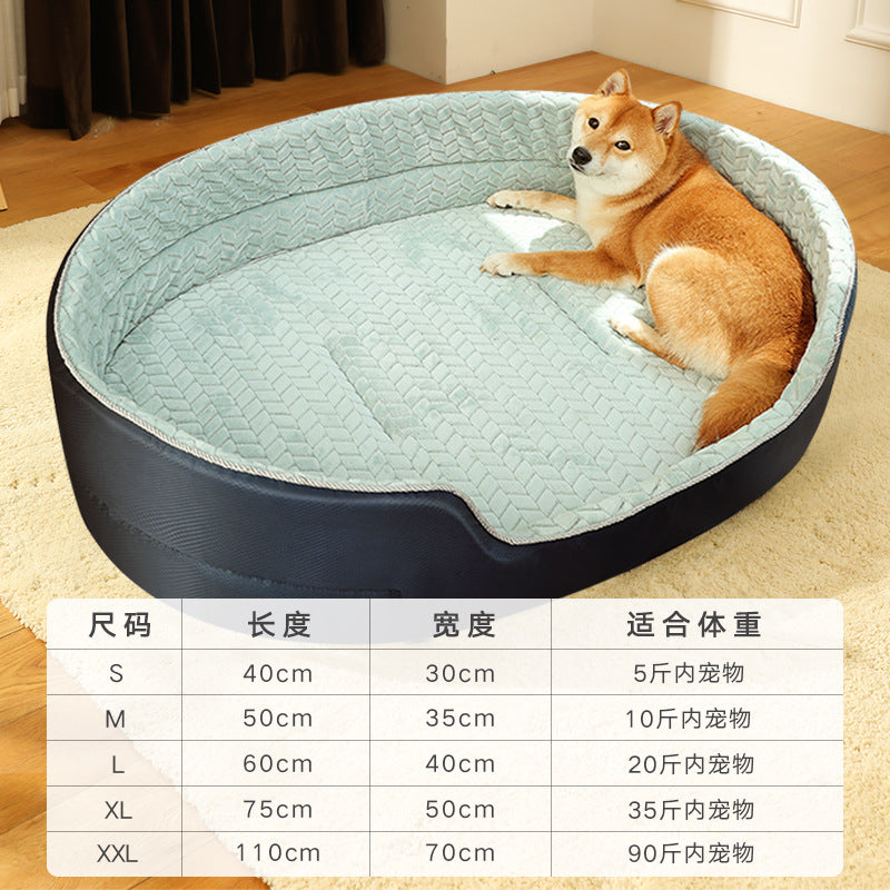 ChesTroyPets™ – Cama Universal para Mascotas con Funda Removible y Lavable