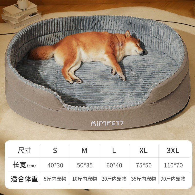 ChesTroyPets™ – Cama Universal para Mascotas con Funda Removible y Lavable