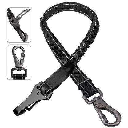 ChesTroyPets™ – Cinturón FlexSafe (2 en 1) para Mascotas
