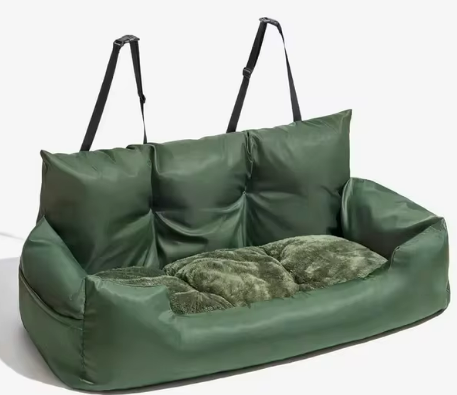 ChesTroyPets™ – Transportadora y Funda de Asiento para Auto para Perros de Algodón Grueso Mejorada