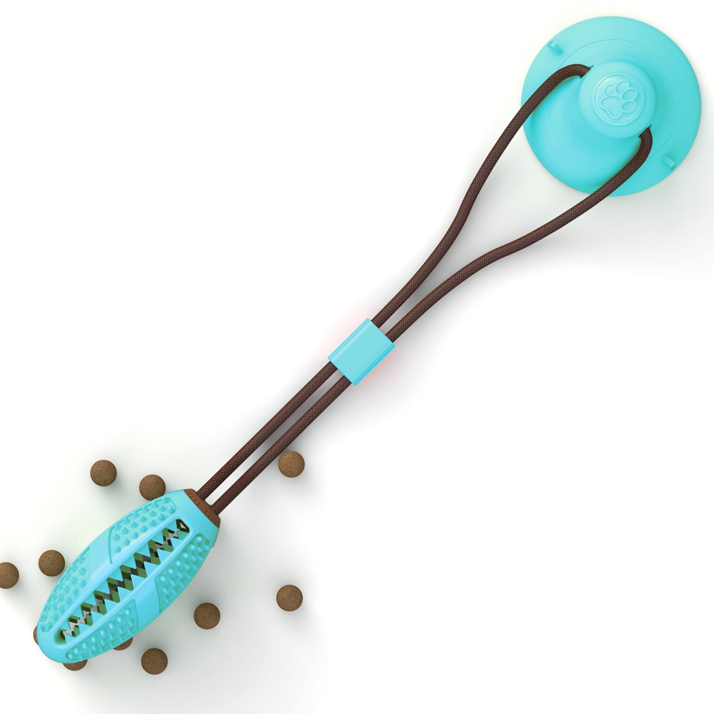 ChesTroyPets™ Juguete Interactivo de Bola de Perro con Ventosa de Silicona para Masticar