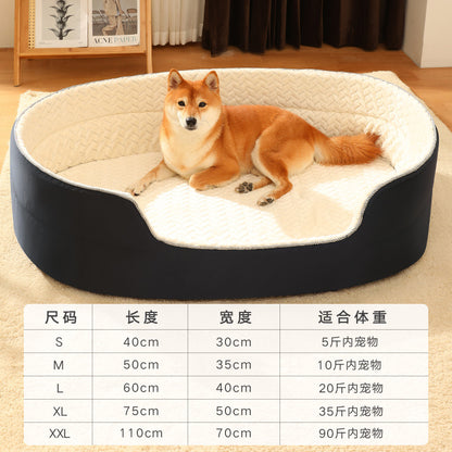 ChesTroyPets™ – Cama Universal para Mascotas con Funda Removible y Lavable