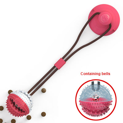 ChesTroyPets™ Juguete Interactivo de Bola de Perro con Ventosa de Silicona para Masticar