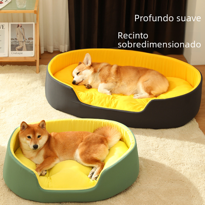 ChesTroyPets™ – Cama Universal para Mascotas con Funda Removible y Lavable