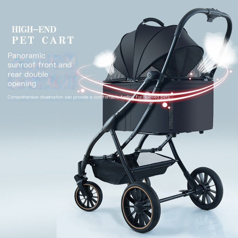ChesTroyPets™ – Cochecito Plegable para Mascotas