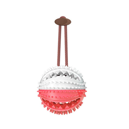 ChesTroyPets™ Juguete Interactivo de Bola de Perro con Ventosa de Silicona para Masticar