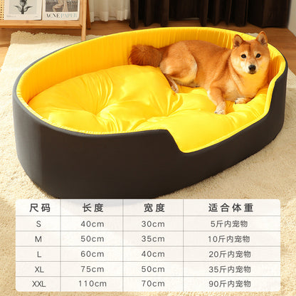 ChesTroyPets™ – Cama Universal para Mascotas con Funda Removible y Lavable