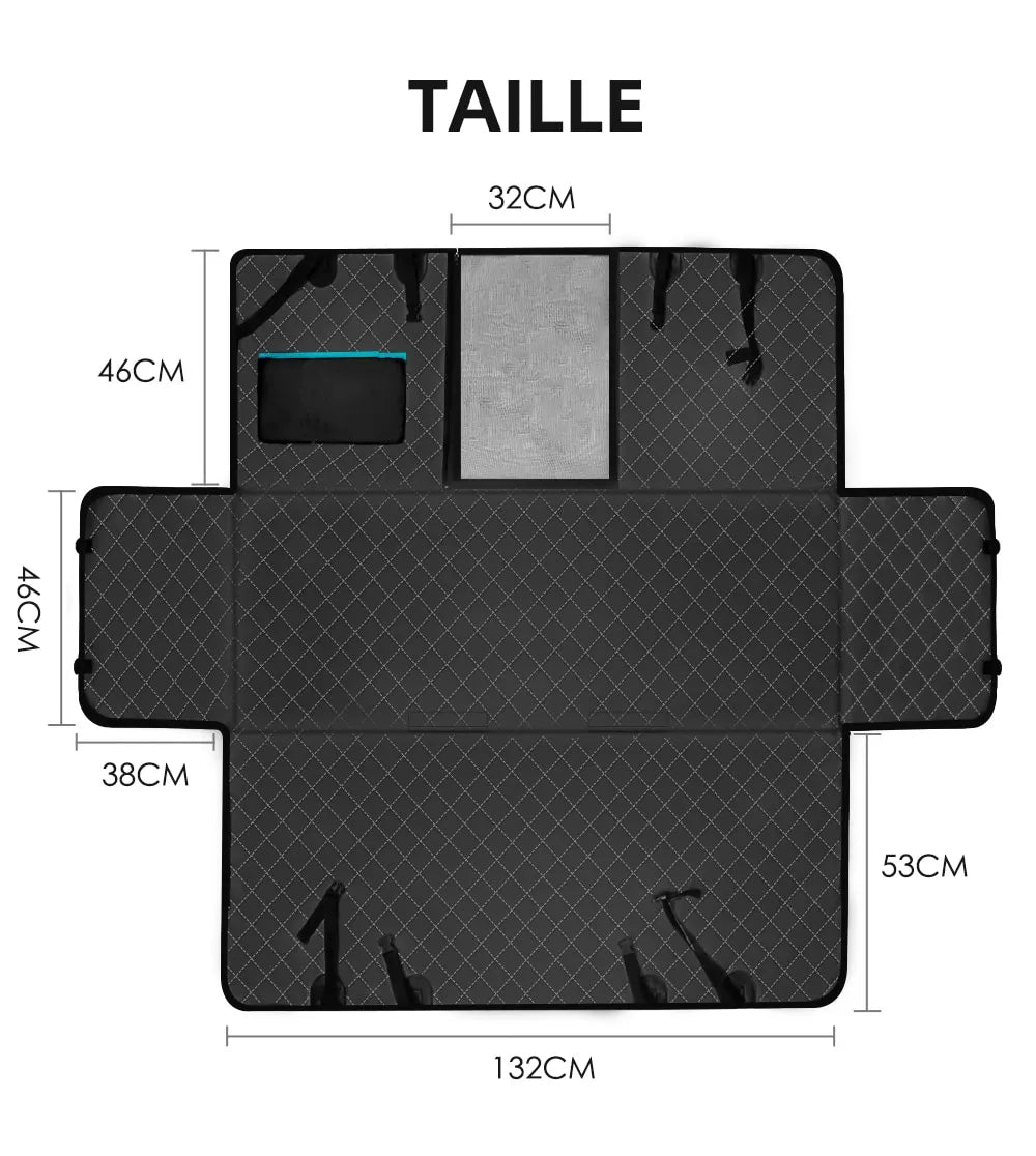 ChesTroyPets™ Funda Tipo Hamaca para Coche de Mascotas