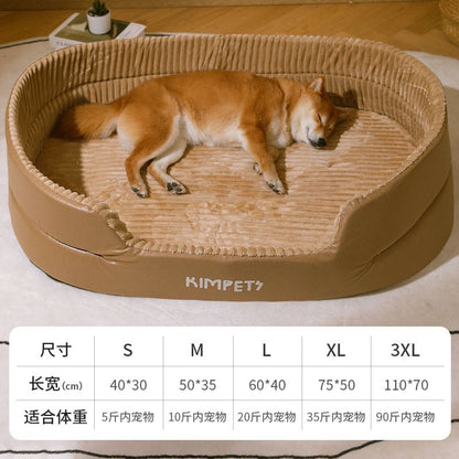 ChesTroyPets™ – Cama Universal para Mascotas con Funda Removible y Lavable
