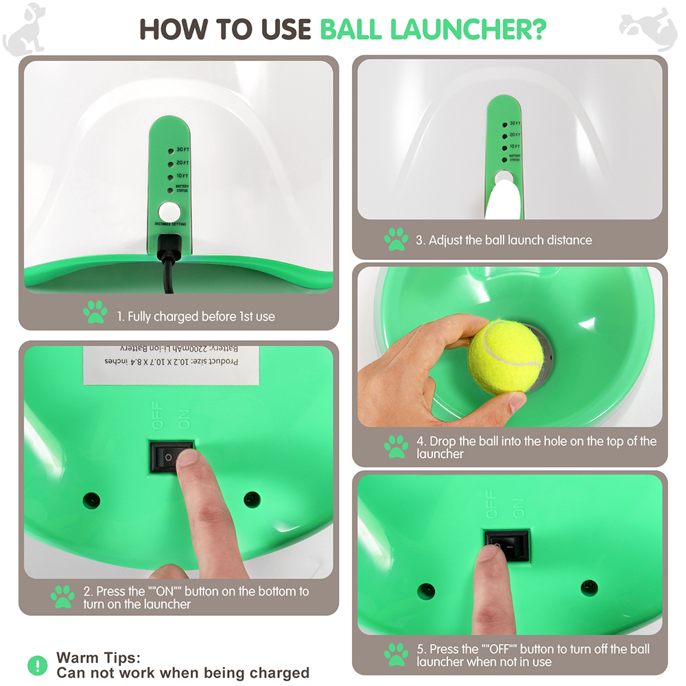 ChesTroyPets™ – Lanzador Automático de Pelotas para Perros