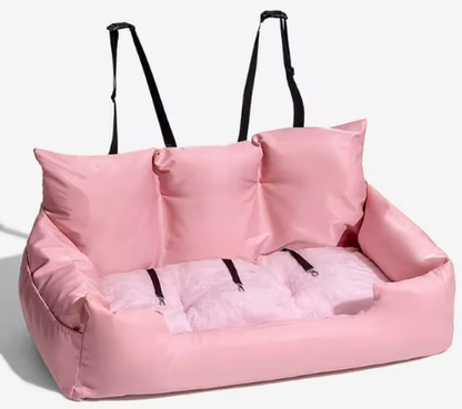 ChesTroyPets™ – Transportadora y Funda de Asiento para Auto para Perros de Algodón Grueso Mejorada
